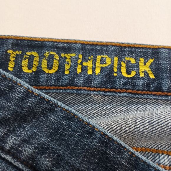 J.Crew Toothpick Stretch Jeans Women’s Size 31 Dark Wash Skinny Denim - Picture 7 of 10